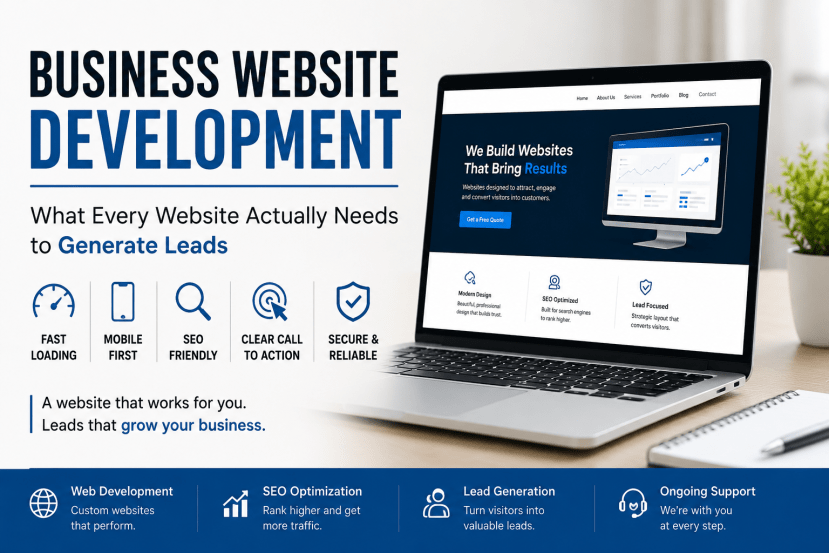 Business Website Development: What Every Website Actually Needs to Generate Leads